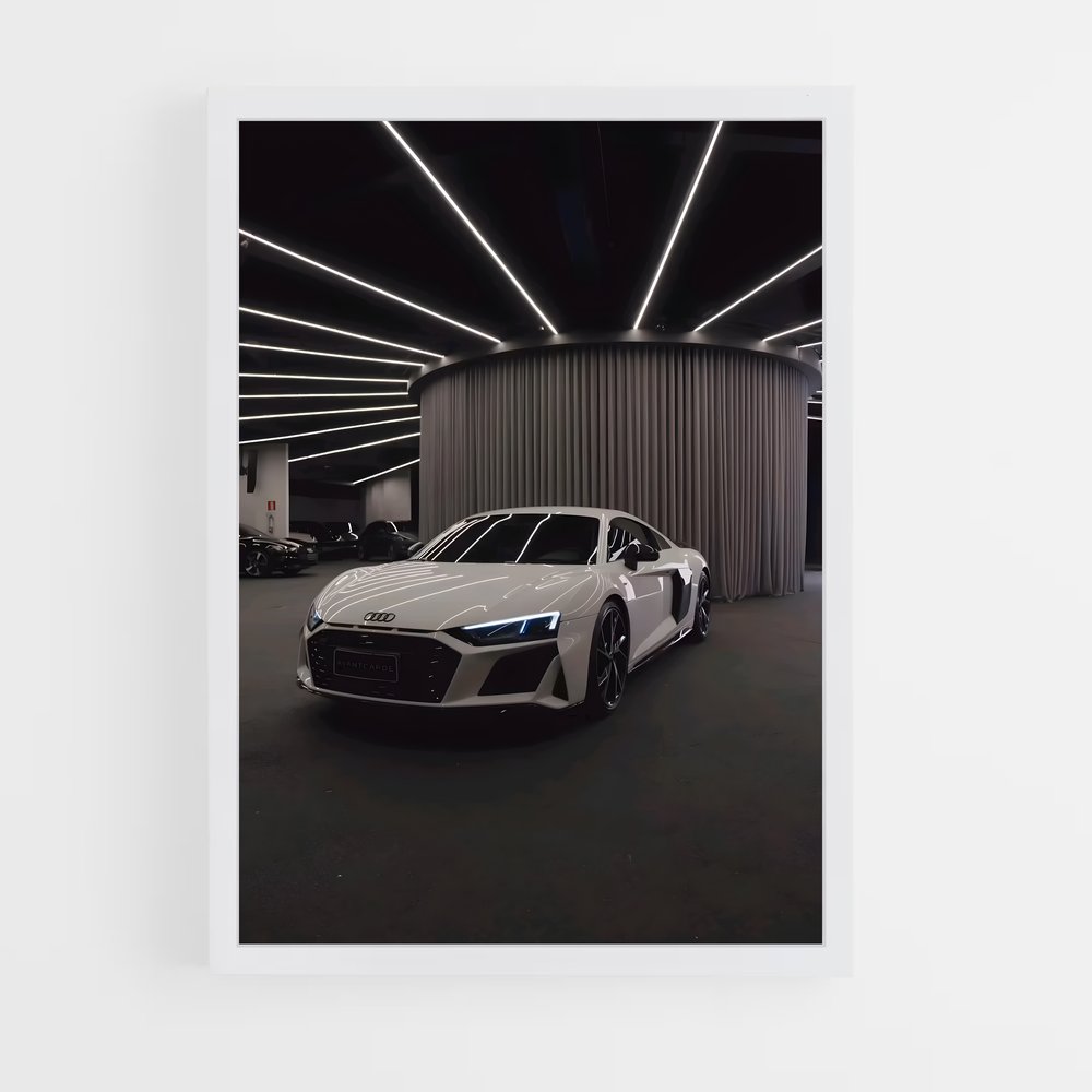 Poster Vitesse Blanchâtre – affiche Audi (vue 3)